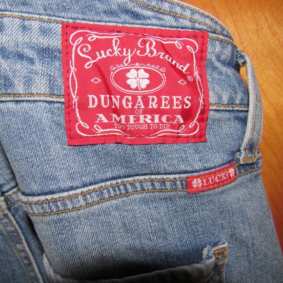 Lucky Brand Totally Lucky Boyfriend Relaxed Fit Overalls - Picture 3 of 4